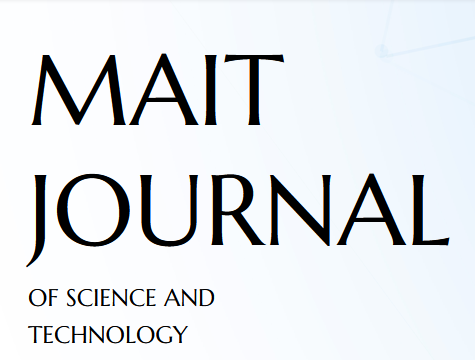 MAIT Journal of Science and Technology